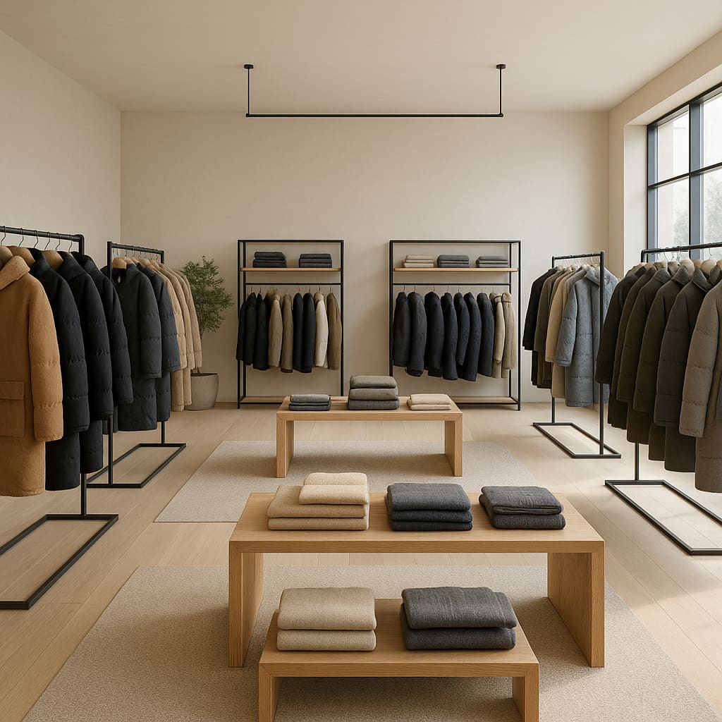 Tienda de ropa de invierno en Madrid